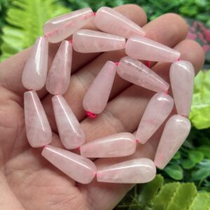 Damla Pembe Kuvars Tasi 10x25 Mm