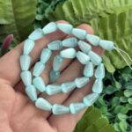 Damla Turkuaz Selenit Tasi 8x13 Mm