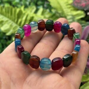 Doğal Çakra Akik Taşı Bileklik