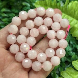 Dunya Kesimli Kure Pembe Kuvars Tasi 12 Mm 2