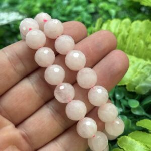 Dünya Kesimli Küre Pembe Kuvars Taşı 12 MM