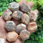 Elmas Kesimli Petek Gunes Tasi 25x30 Mm