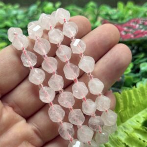 Faset Burgu Pembe Kuvars Tasi 10 Mm 2