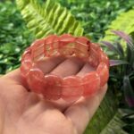 Gül Kuvars Taşı Bileklik