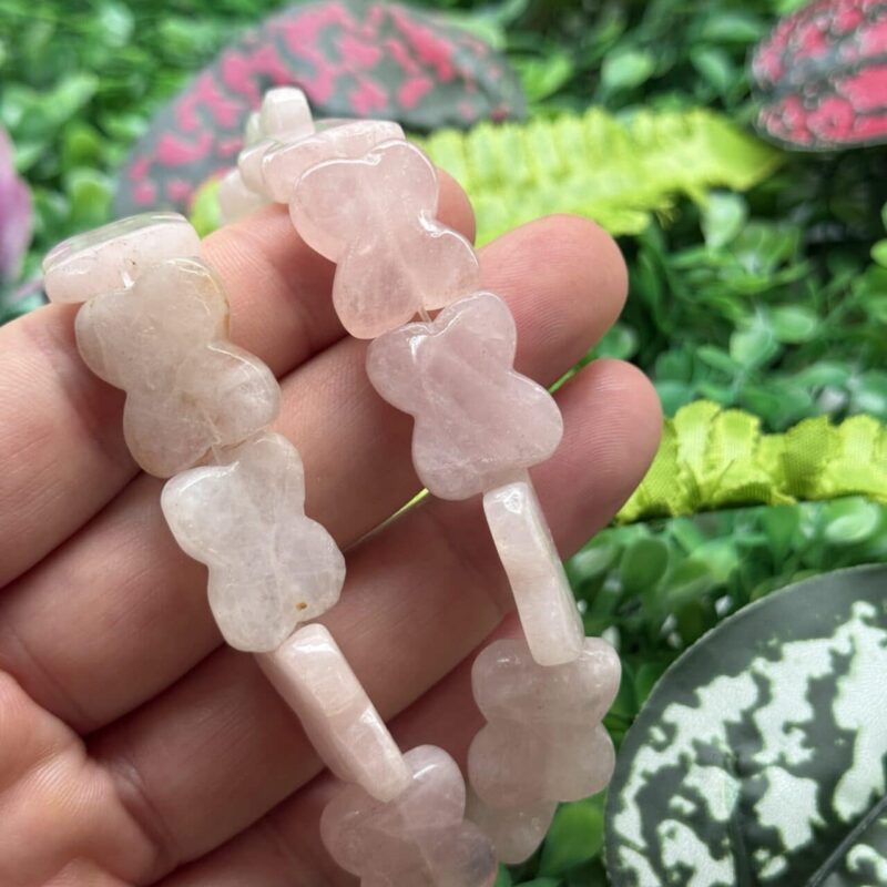 Kemik Pembe Kuvars Tasi 17x21 Mm 2