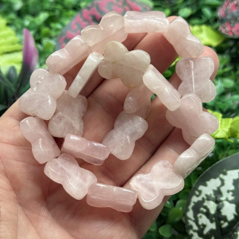 Kemik Pembe Kuvars Tasi 17x21 Mm