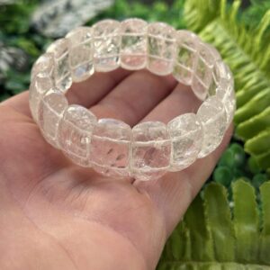 Kristal Kuvars Taşı Bileklik