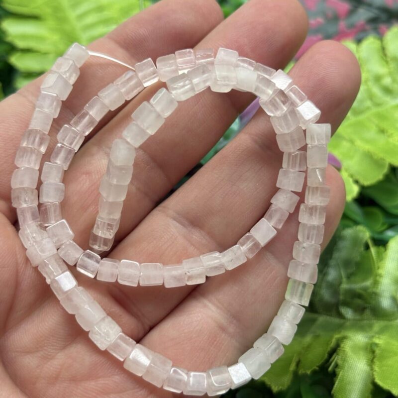 Kup Pembe Kuvars Tasi 5x5 Mm 2