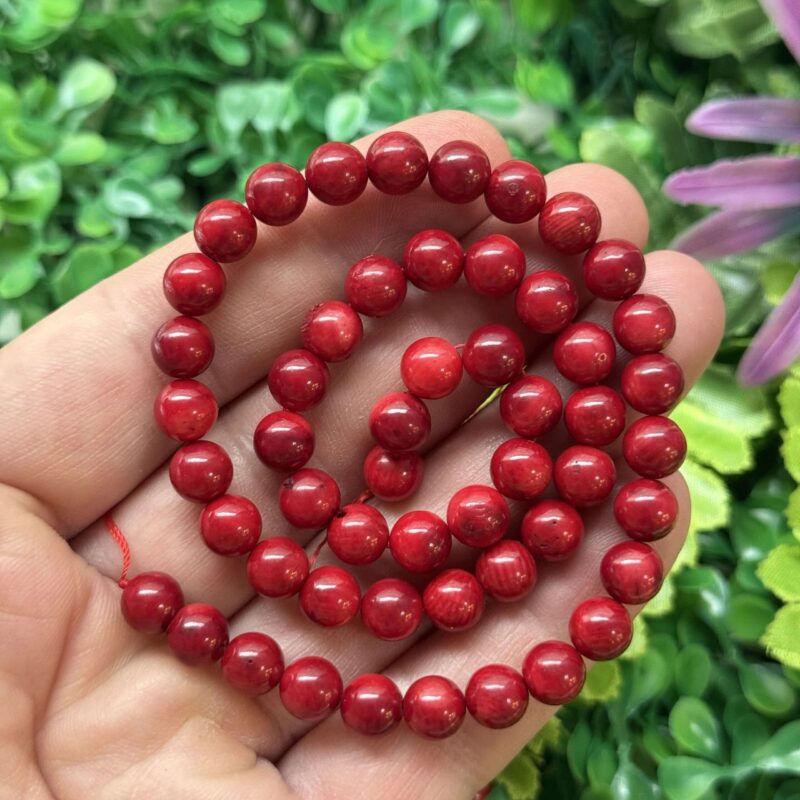 Kure Dogal Mercan Tasi 7 Mm