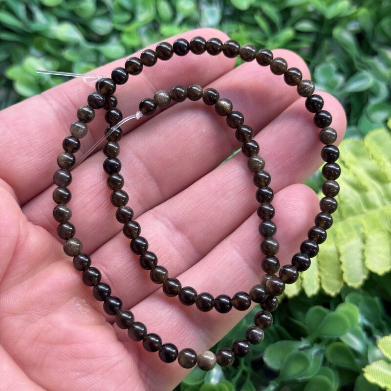 Kure Gold Obsidyen Tasi 4 Mm 2