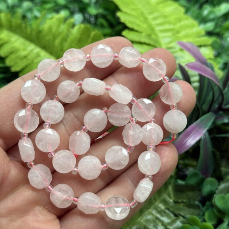 Mercimek Pembe Kuvars Tasi 10 Mm