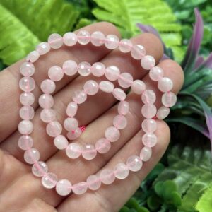 Mercimek Pembe Kuvars Tasi 6 Mm