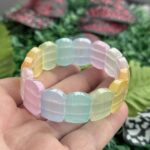 Mix Renkli Bileklik Selenit Tasi Mix Renkli Bileklik Selenit Tasi