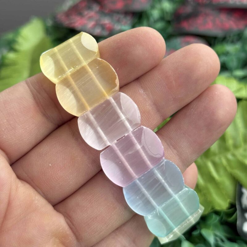 Mix Renkli Bileklik Selenit Tasi 2 Mix Renkli Bileklik Selenit Tasi 2