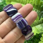 Mor Akik Taşı Bileklik Mor Akik Taşı Bileklik