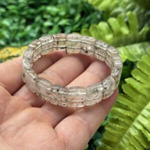 Rutil Kuvars Taşı Bileklik