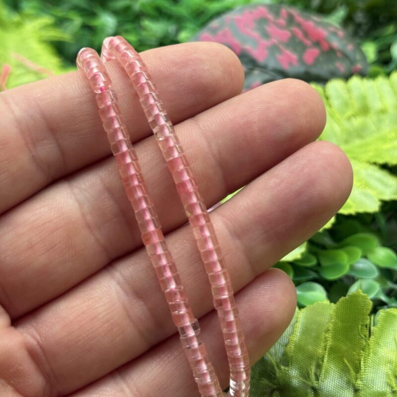 Silindir Gul Kuvars Tasi 4x2 Mm 2