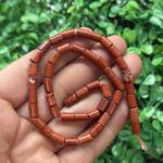 Silindir Kirmizi Jasper Tasi 5x8 Mm 2