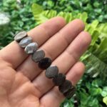 Silver Obsidyen Taşı Bileklik