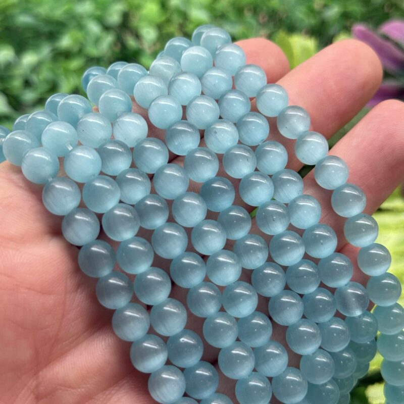 Turkuaz Kure Kedi Gozu Tasi 8 Mm 2 Turkuaz Kure Kedi Gozu Tasi 8 Mm 2