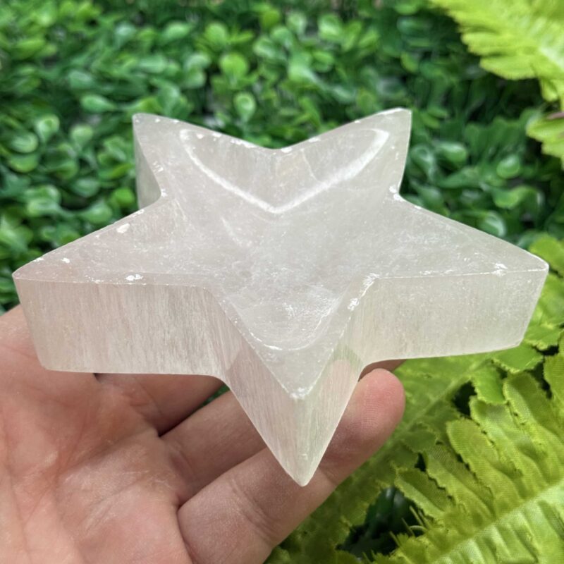 Yildiz Selenit Tasi Tabak Yildiz Selenit Tasi Tabak