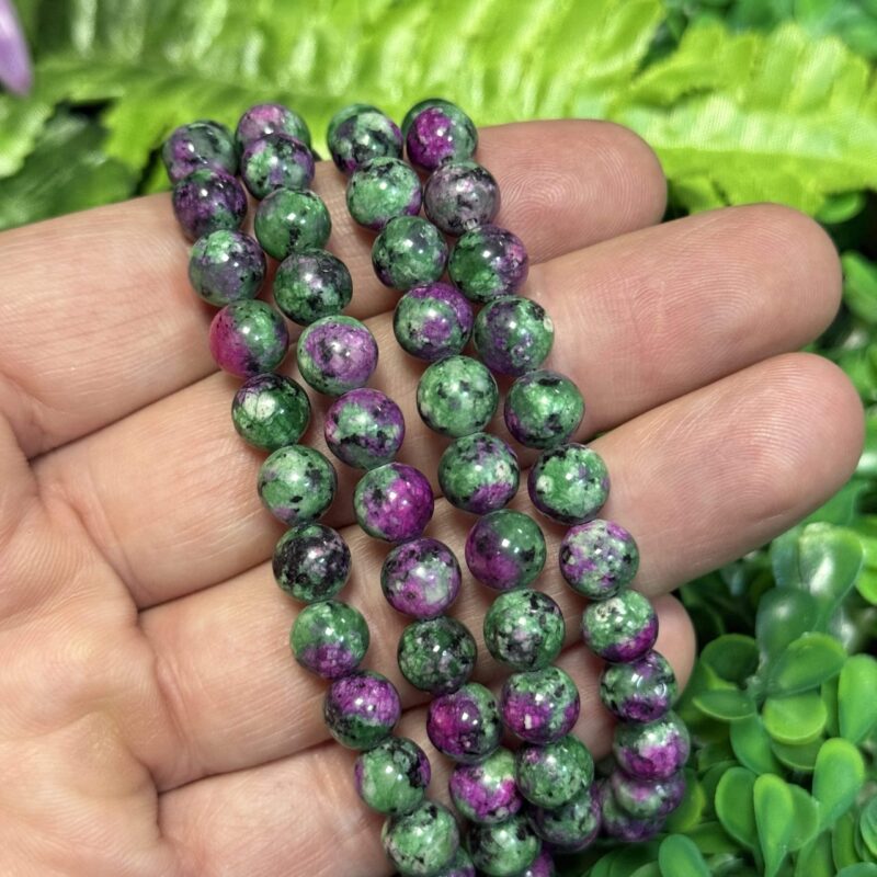 Kure Anyolit Renkli Kuvars Tasi 8 Mm 2