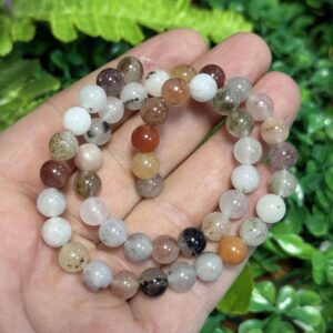 Kure Botswana Akik Renkli Kuvars Tasi 8 Mm 2