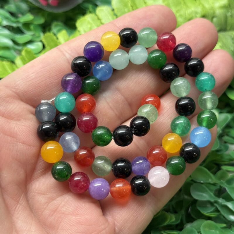 Kure Cakra Renkli Kuvars Tasi 8 Mm