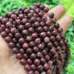 Kure Granat Renkli Kuvars Tasi 8 Mm Kure Granat Renkli Kuvars Tasi 8 Mm