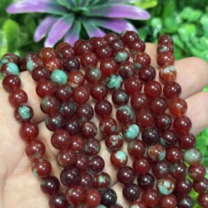 Kure Kan Tasi Renkli Kuvars Tasi 8 Mm