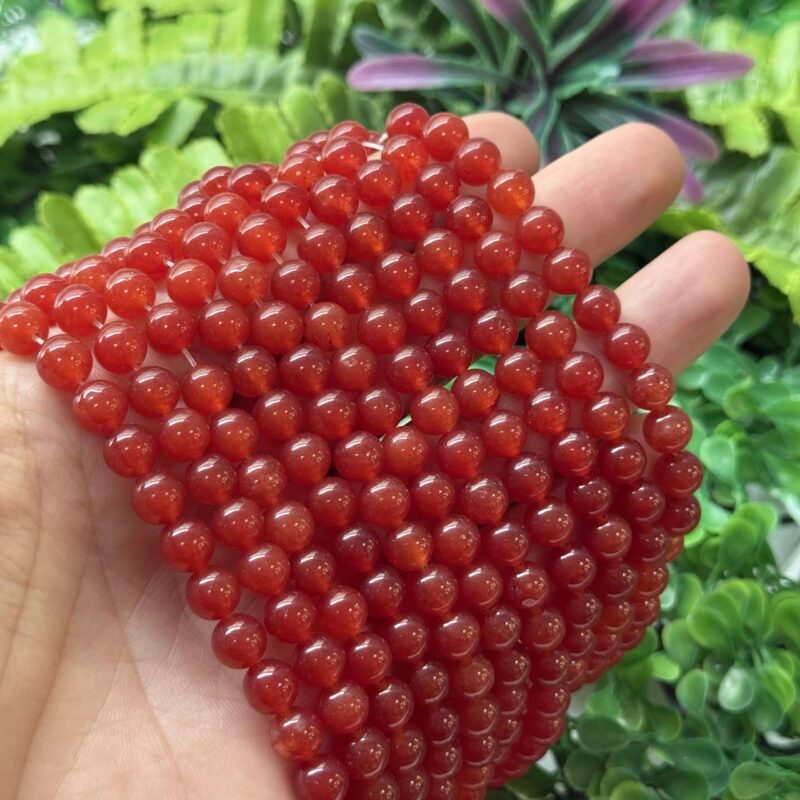 Kure Karnelyan Renkli Kuvars Tasi 8 Mm