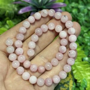 Kure Pembe Renkli Kuvars Tasi 8 Mm