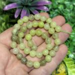 Kure Peridot Renkli Kuvars Tasi 8 Mm