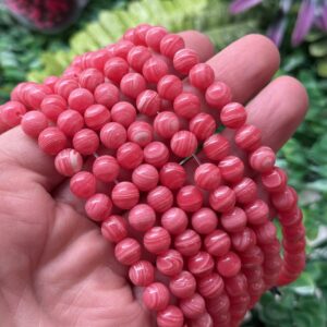 Kure Rodokrozit Renkli Kuvars Tasi 8 Mm 2