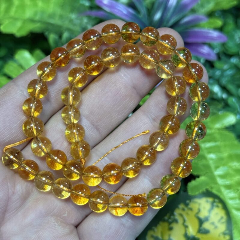 Kure Sitrin Renkli Kuvars Tasi 8 Mm 7