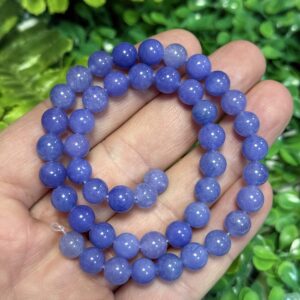 Kure Tanzanit Renkli Kuvars Tasi 8 Mm