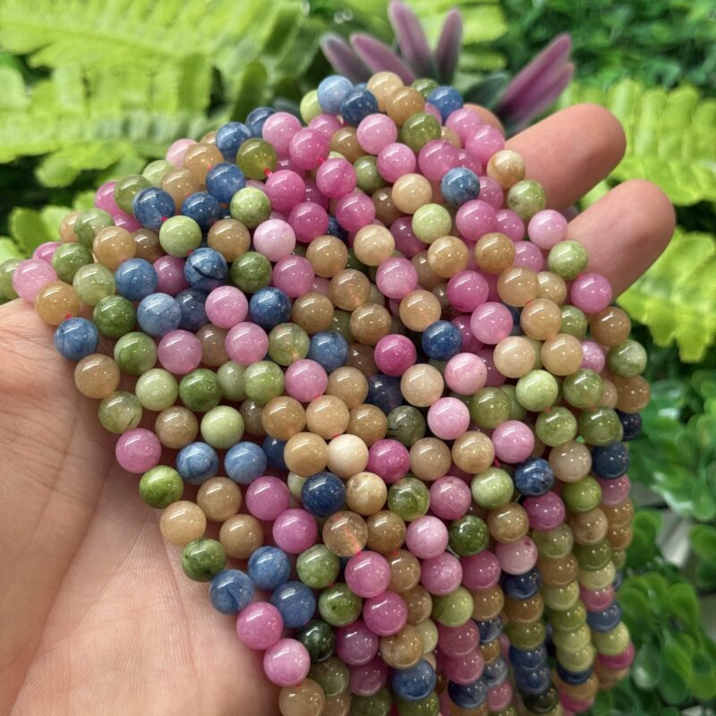 Kure Turmalin Renkli Kuvars Tasi 8 Mm 2