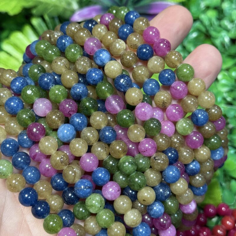 Kure Turmalin Renkli Kuvars Tasi 8 Mm 3