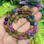 Kure Turmalin Renkli Kuvars Tasi 8 Mm 4