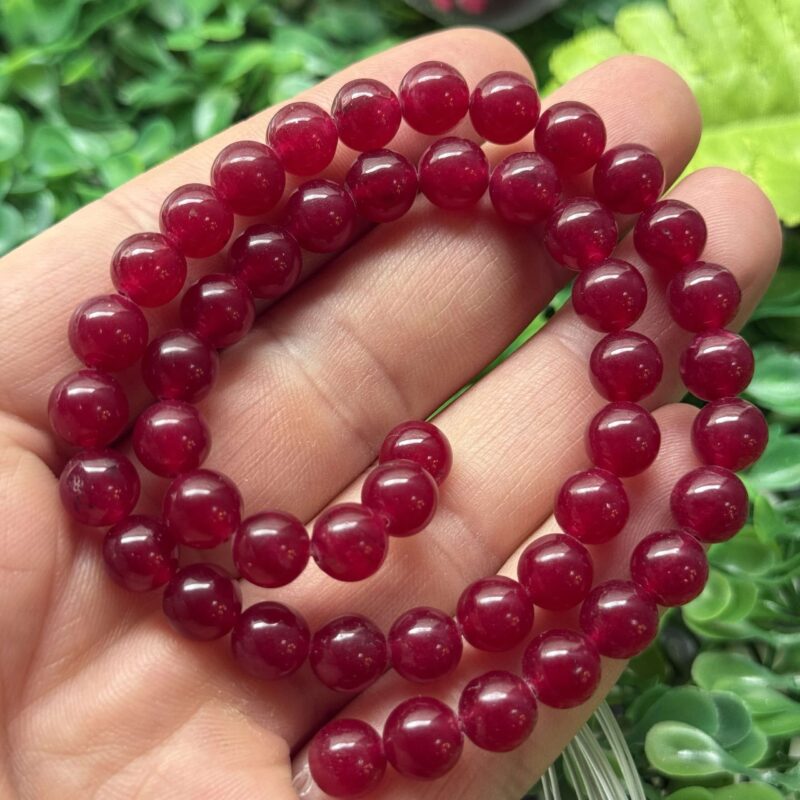 Kure Yakut Renkli Kuvars Tasi 8 Mm