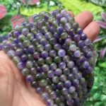 Kure Yosunlu Ametist Renkli Kuvars Tasi 8 Mm 2 Kure Yosunlu Ametist Renkli Kuvars Tasi 8 Mm 2