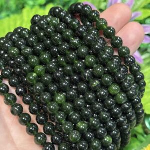 Kure Yosunlu Yesim Renkli Kuvars Tasi 8 Mm 2