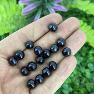 Adet Kure Siyah Dogal İnci 8 9 Mm