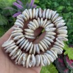 Beyaz Disk Barok İnci 20x6 Mm