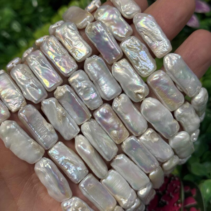 Dikdortgen Dogal İnci 10x25 Mm 3