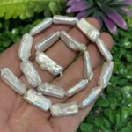 Dikdortgen Dogal İnci 10x25 Mm 4