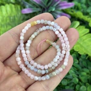 Faset Kup Kesim Morganit Tasi 4 Mm 2