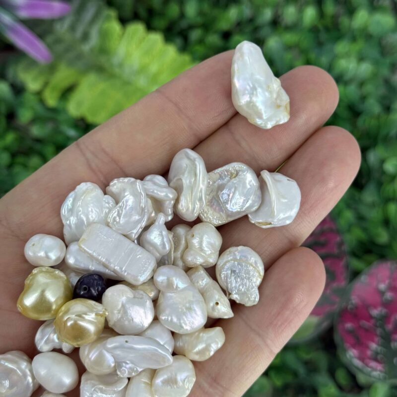 Karisik Barok Dogal İnciler 50 Gram Karisik Barok Dogal İnciler 50 Gram