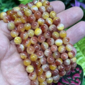 Kure Ates Sitrin Renkli Kuvars Tasi 8 Mm 2