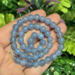 Kure Mavi Kalsit Renkli Kuvars Tasi 8 Mm Kure Mavi Kalsit Renkli Kuvars Tasi 8 Mm